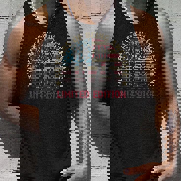 50歳の誕生日プレゼント メンズ ヴィンテージ 1975年生まれ、50歳 タンクトップ 彼への贈り物