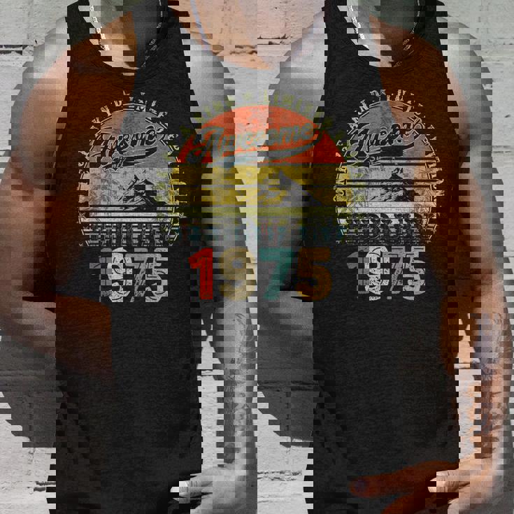 50歳の誕生日プレゼント 男性用 1975年2月 50歳の誕生日 タンクトップ 彼への贈り物