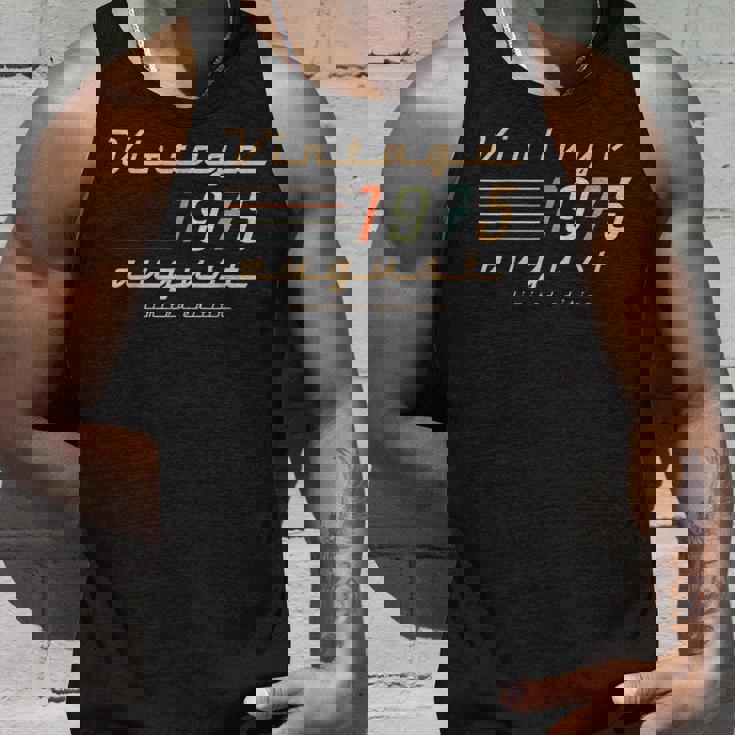 50歳の誕生日プレゼント 男性用 1975年8月 50歳 誕生日 タンクトップ 彼への贈り物