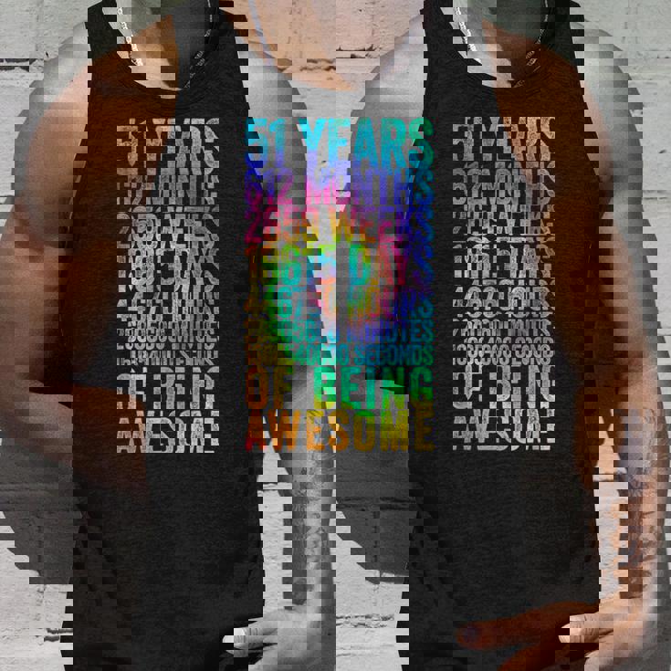 51歳の誕生日の面白いシャツ オールドメーター 面白い51歳ギフト タンクトップ 彼への贈り物