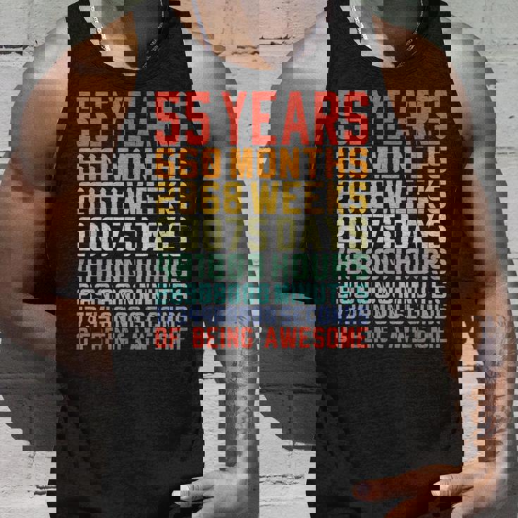 55 歳 お誕生日 55 Years Birthday 55 回目の誕生日プレゼント タンクトップ 彼への贈り物