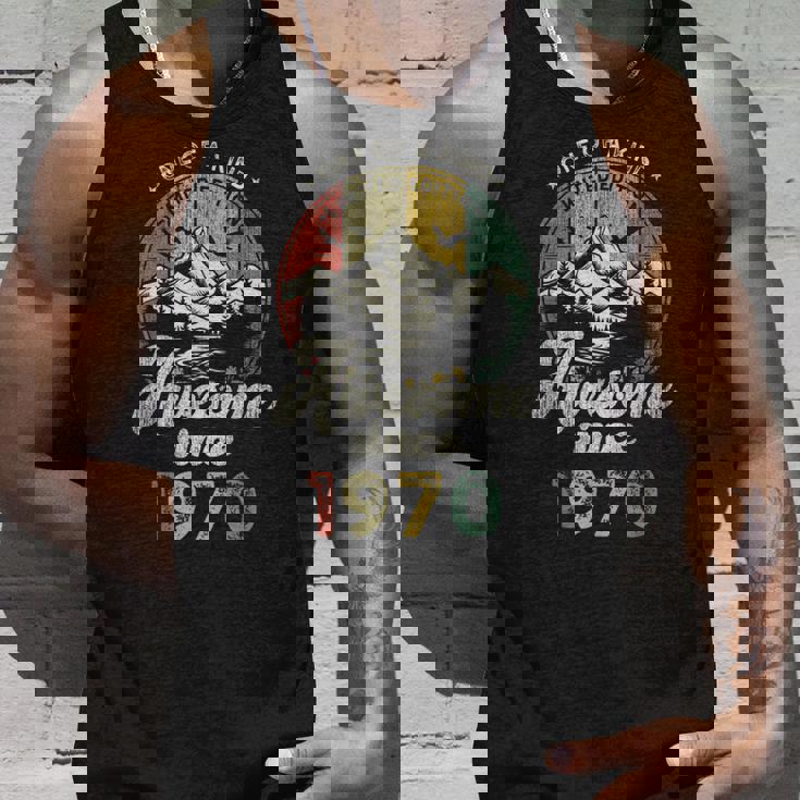 55歳の誕生日 1970年創業のレトロな山々 タンクトップ 彼への贈り物