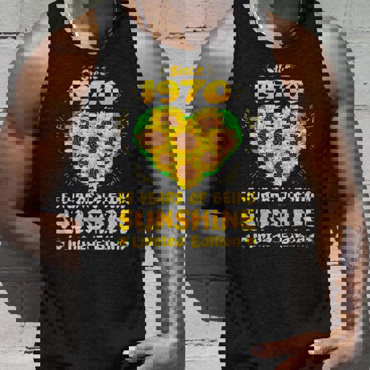 55歳の誕生日 サンシャイン55年 ひまわり好き 1970年生まれ タンクトップ 彼への贈り物