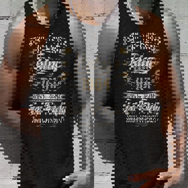 61 歳の誕生日プレゼント ヴィンテージ 1964 男性 面白い 61 歳 1964 タンクトップ 彼への贈り物