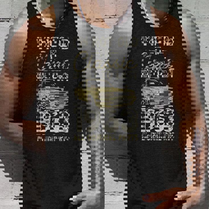 62 歳の誕生日、1963 年以来、クラシックカー、62 歳 タンクトップ 彼への贈り物