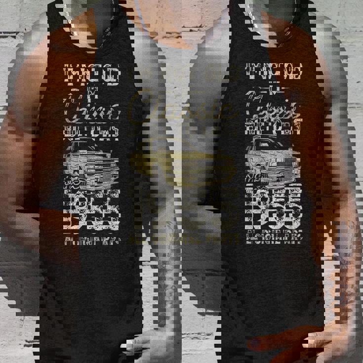 70 歳の誕生日、1955 年以来、クラシックカー、70 歳 タンクトップ 彼への贈り物