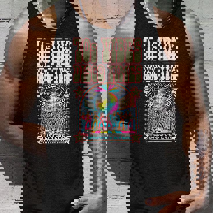 70Sibes Disco Times 揺れる70年代スタイル ディスコダンスクラブ タンクトップ 彼への贈り物