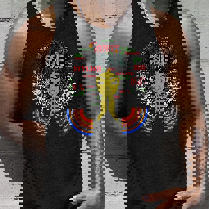 70年代ファンクアフロソウルレトロヴィンテージデザインアフロアンク タンクトップ 彼への贈り物