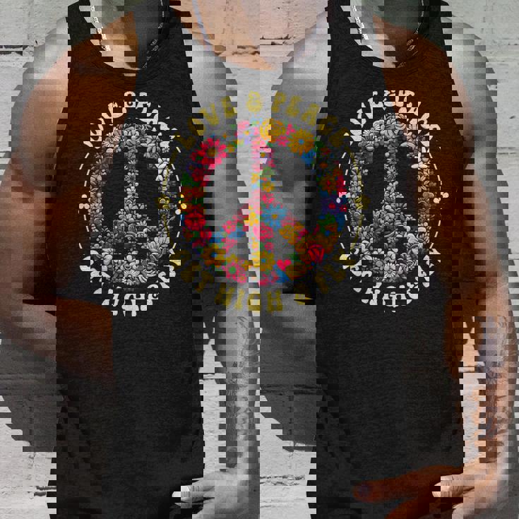 70年代フラワーパワー・ラブピース・ヒッピー衣装 タンクトップ 彼への贈り物