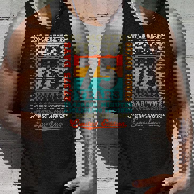 75歳の誕生日 75歳 900ヶ月 すごい生まれ 1950年 タンクトップ 彼への贈り物