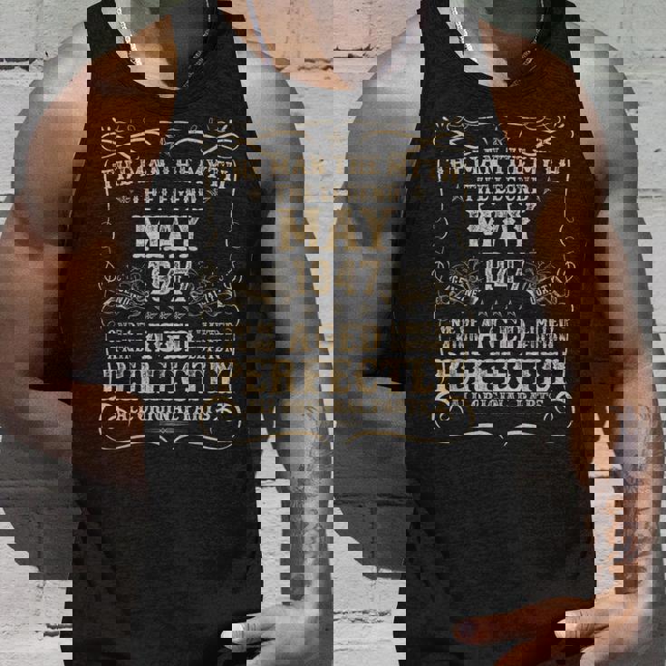 78歳の誕生日プレゼント 男性用 1947年5月 78歳の誕生日 タンクトップ 彼への贈り物