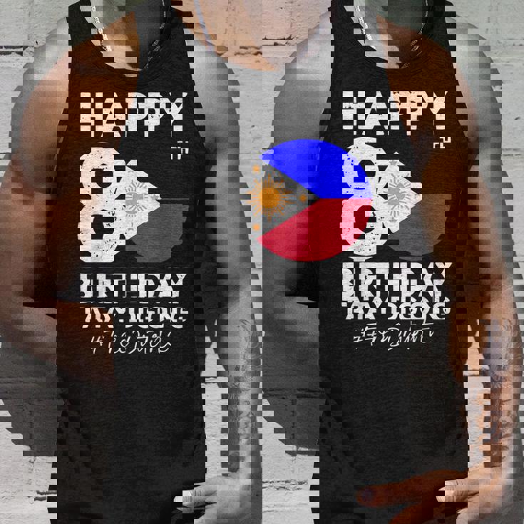 80歳の誕生日おめでとうタテイ・ディゴン・ドゥテルテ Prrd フリー・ドゥテルテ タンクトップ 彼への贈り物