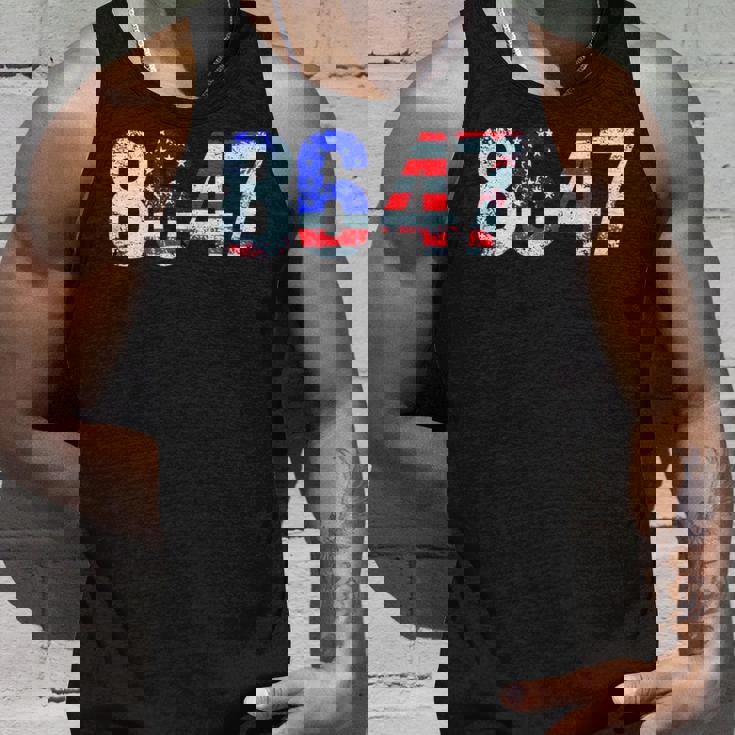 86 47 反トランプ大統領人権 8647 タンクトップ 彼への贈り物