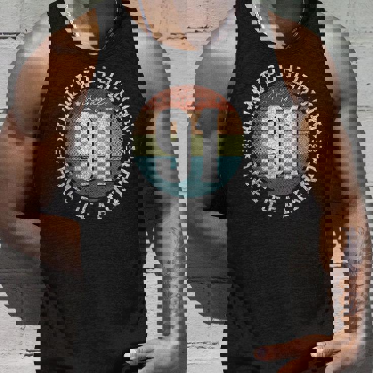 91歳のギフト ヴィンテージ 1934年限定版 91歳の誕生日 タンクトップ 彼への贈り物