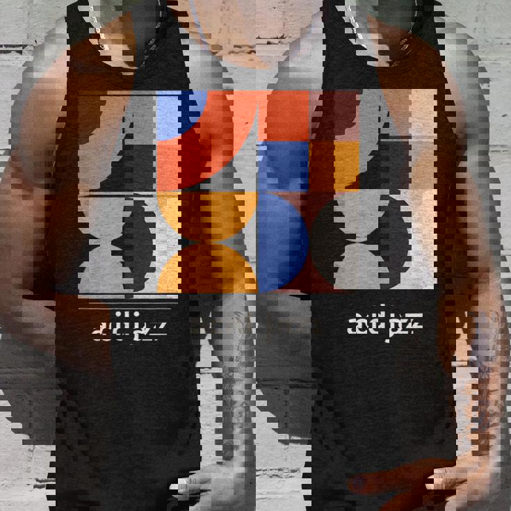 Acid Jazz ヴィンテージジャズミュージックバンド ミニマルtシャツ タンクトップ 彼への贈り物