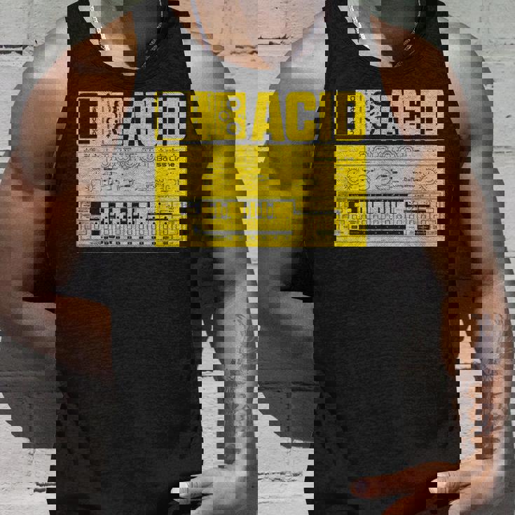 Acid Tb303 ベースペダル アナログシンセサイザー Dj Nerd タンクトップ 彼への贈り物