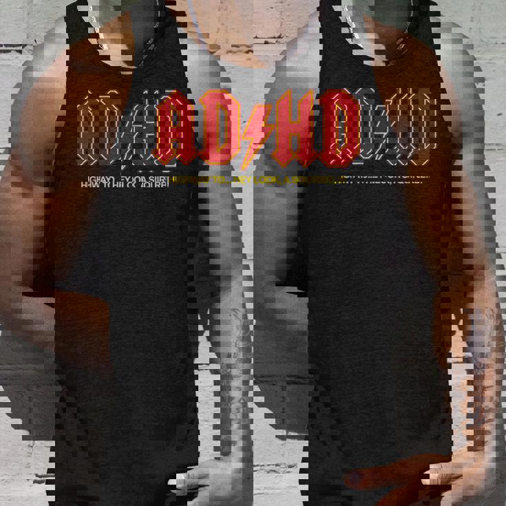 Adhd おもしろい Hey Look Aquirrel Adhd タンクトップ 彼への贈り物