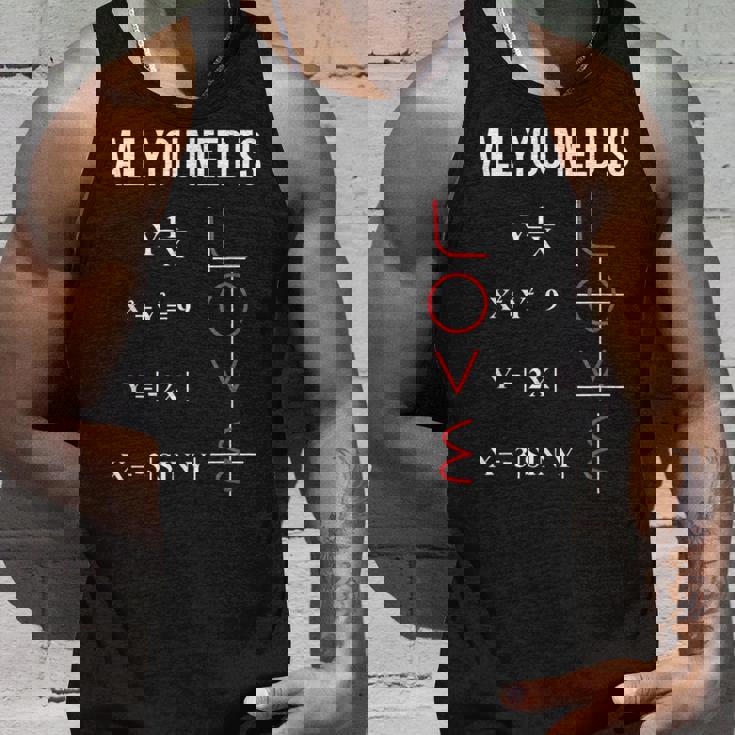 All You Need Is Love 面白くてかわいい数学方程式 タンクトップ 彼への贈り物