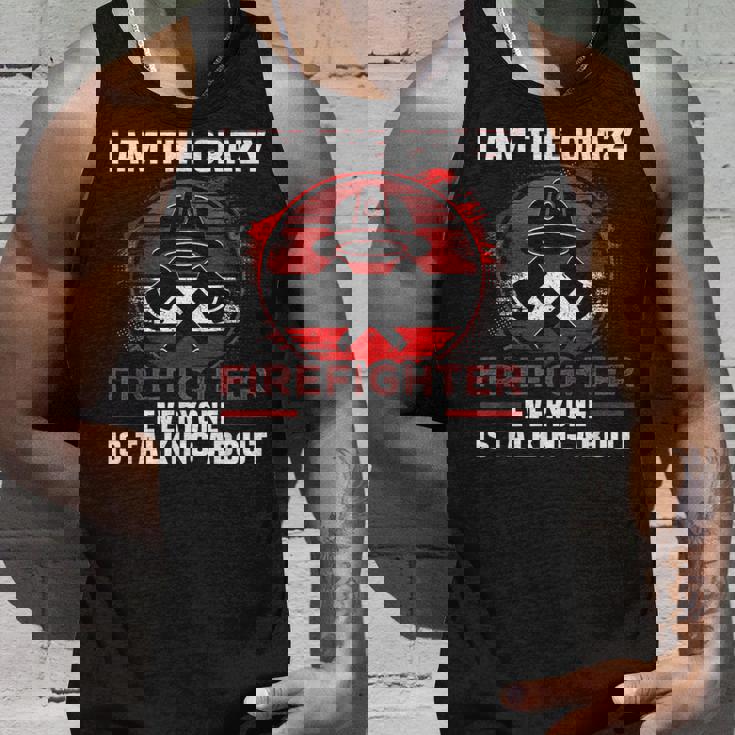 I Am The Crazy Firefighter 消防庁消防士 タンクトップ 彼への贈り物