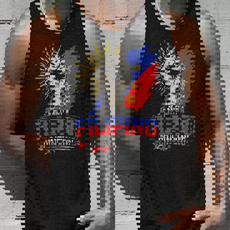 I Am Not A Filipino For Nothing ファイトサポーター サラ・ドゥテルテ タンクトップ 彼への贈り物