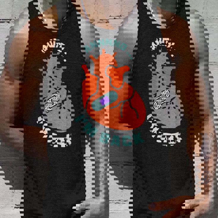 And I'm Back 生き残り バイパス 心臓発作 サバイバー 心臓 タンクトップ 彼への贈り物