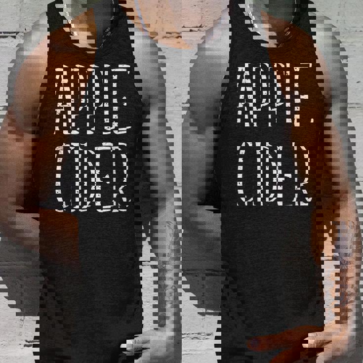 Apple Cider デザイン メンズ レディース 面白い アップルサイダー タンクトップ 彼への贈り物