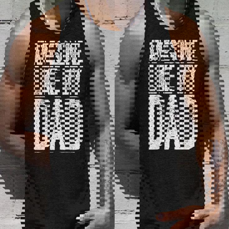 Awesome Like My Dad シャツ キッズ 息子 娘 父の日 タンクトップ 彼への贈り物