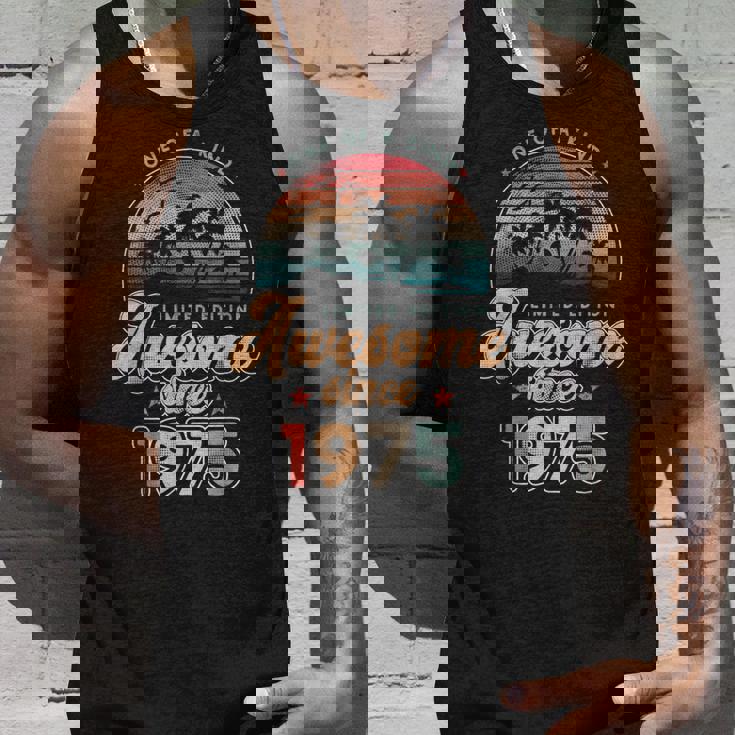 Awesomeince 1975 パームツリー 50歳の誕生日 タンクトップ 彼への贈り物