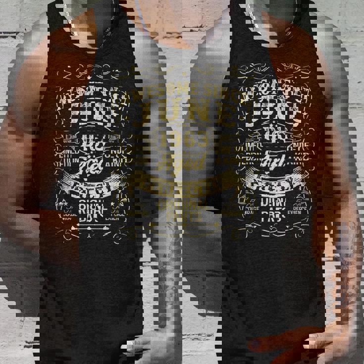 Awesomeince June 1963 Year Of Birth Birthday 1963Intage タンクトップ 彼への贈り物