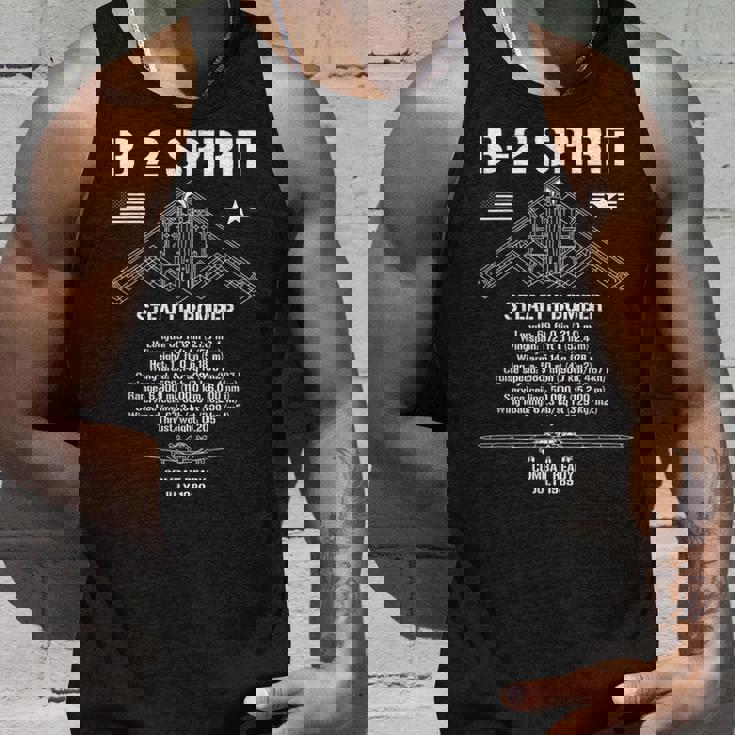 B-2Pirittealth Bomberpecs ミリタリーエアクラフトb2 タンクトップ 彼への贈り物