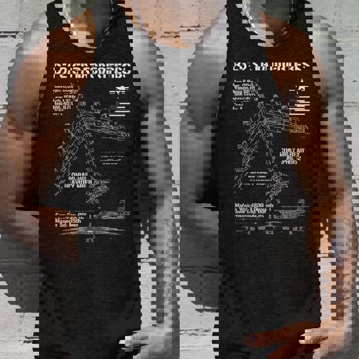 B-52 ストラトフォートレス仕様 軍用機 B52 タンクトップ 彼への贈り物