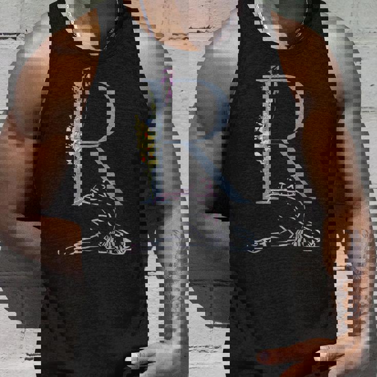 Balla バレリーナ イニシャル 名 R ダンス モノグラム バレエ タンクトップ 彼への贈り物