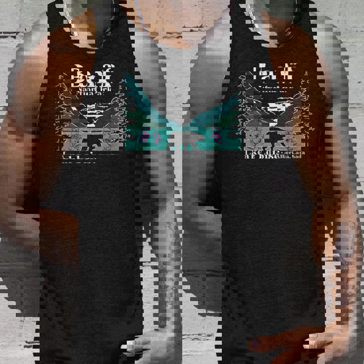 Banff National Park Lake Louise Alberta Canada Bärenberg タンクトップ 彼への贈り物