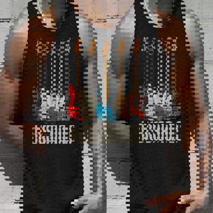 Bassoholic ベースギタープレーヤーのベーシストのコレクターのためのギフトbass タンクトップ 彼への贈り物