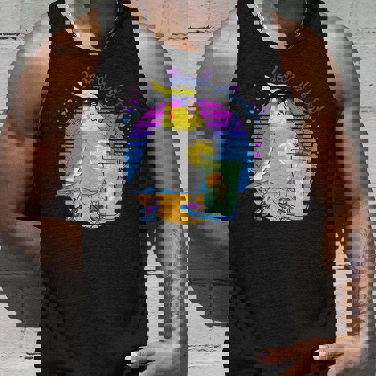 Beach Pleaseummer オカメインコ サングラス バーブ ミーム オウム タンクトップ 彼への贈り物