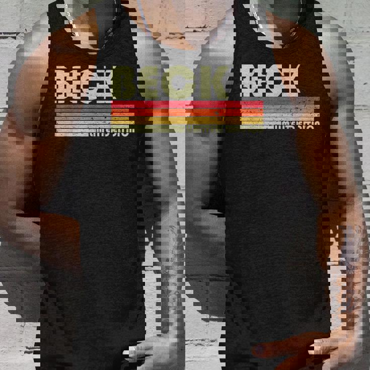 Beckurname 面白い レトロ ヴィンテージ 80年代 90年代 誕生日 再会 タンクトップ 彼への贈り物