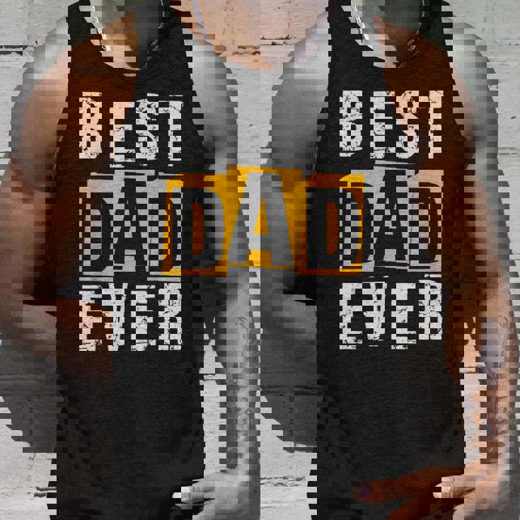 Best Dad Ever ヴィンテージ 父の日 おもしろ お父さん メンズ 夫 タンクトップ 彼への贈り物