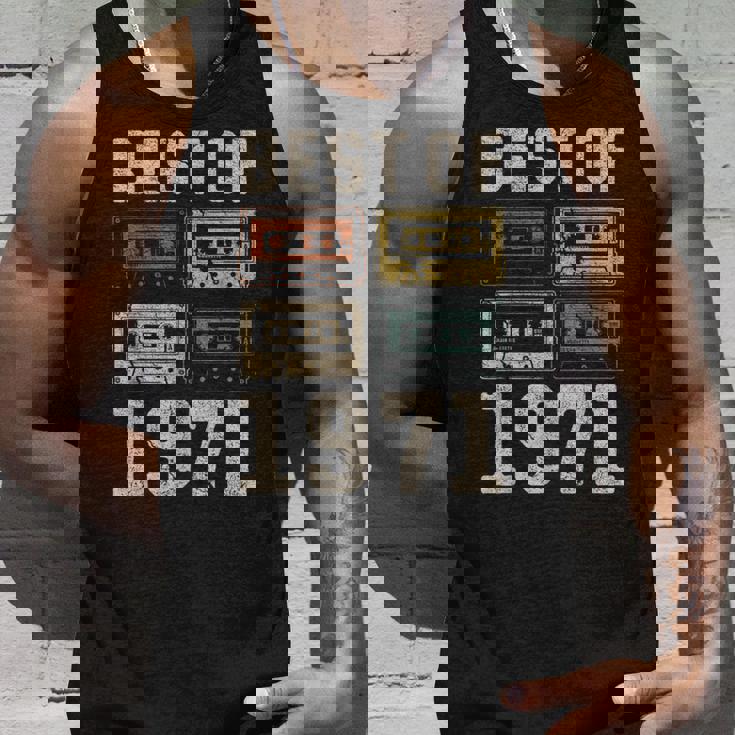 Best Of 1971 カセットテープ・レトロ 54歳の誕生日 タンクトップ 彼への贈り物