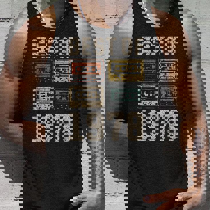 Best Of 1978 カセットテープ・レトロ 47歳の誕生日 タンクトップ 彼への贈り物