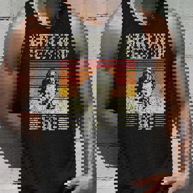 Best Rabbit Dad ヴィンテージアメリカンファジーロップ タンクトップ 彼への贈り物