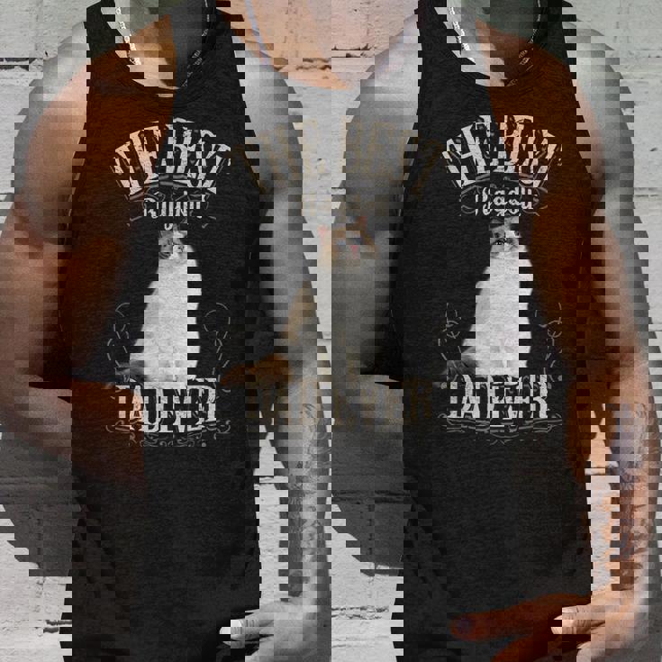 メンズ Best Ragdoll Dad Ever ラグドールキャットギフト レトロビンテージ タンクトップ 彼への贈り物