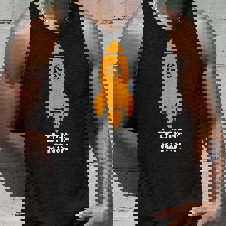 Bitcoin To The Moon おもしろビットコインシャツ ビットコインギフト タンクトップ 彼への贈り物