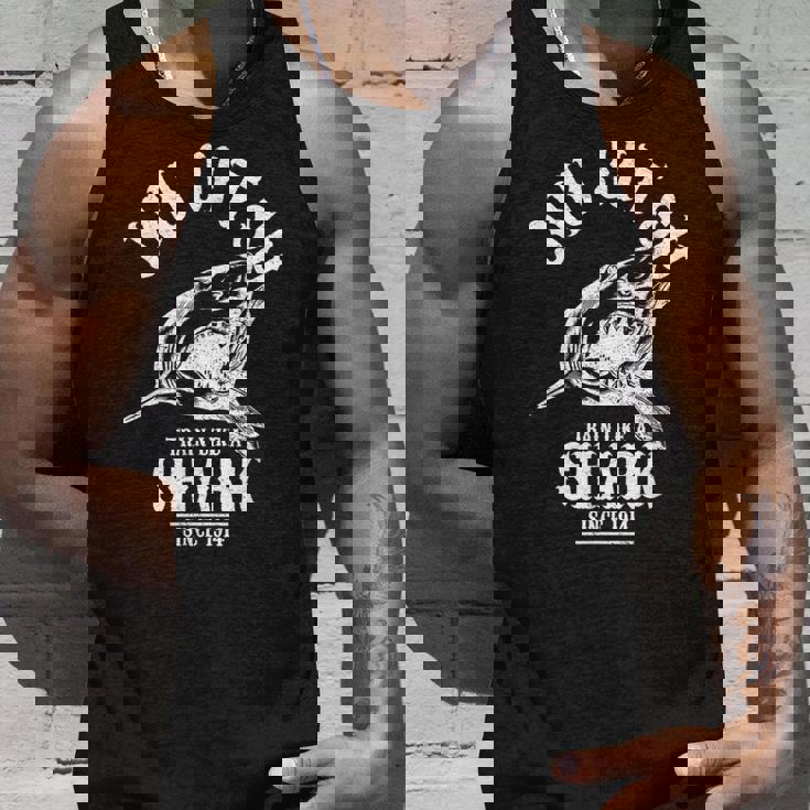 Bjj ブラジリアン柔術電車 サメのように タンクトップ 彼への贈り物