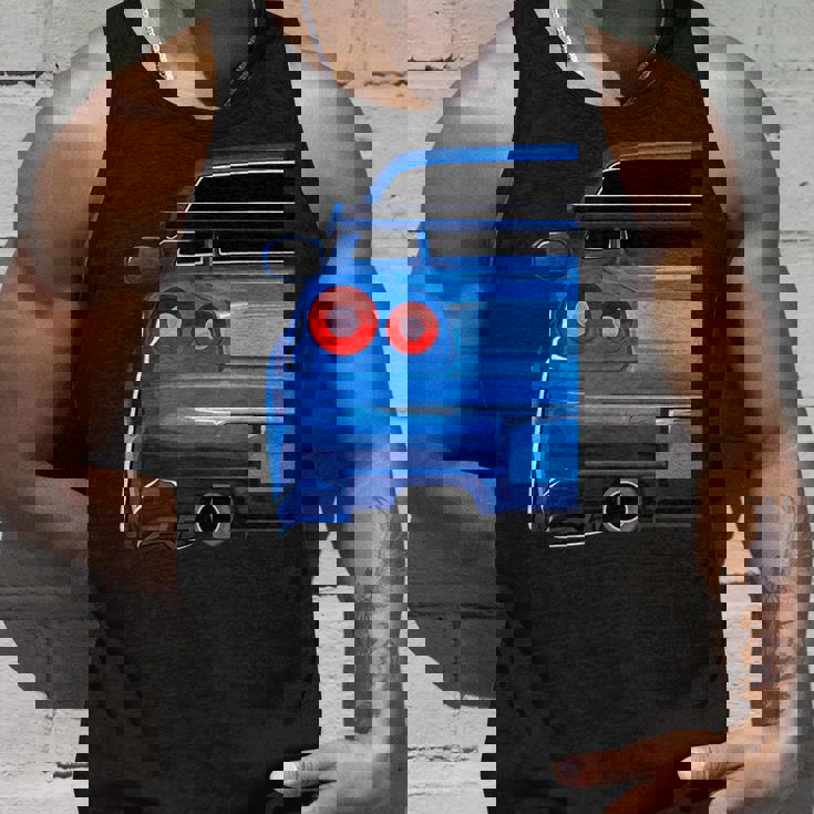 Blue Gt R 34 Jdm スカイラインスタンス カー ドリフトレーシング タンクトップ 彼への贈り物