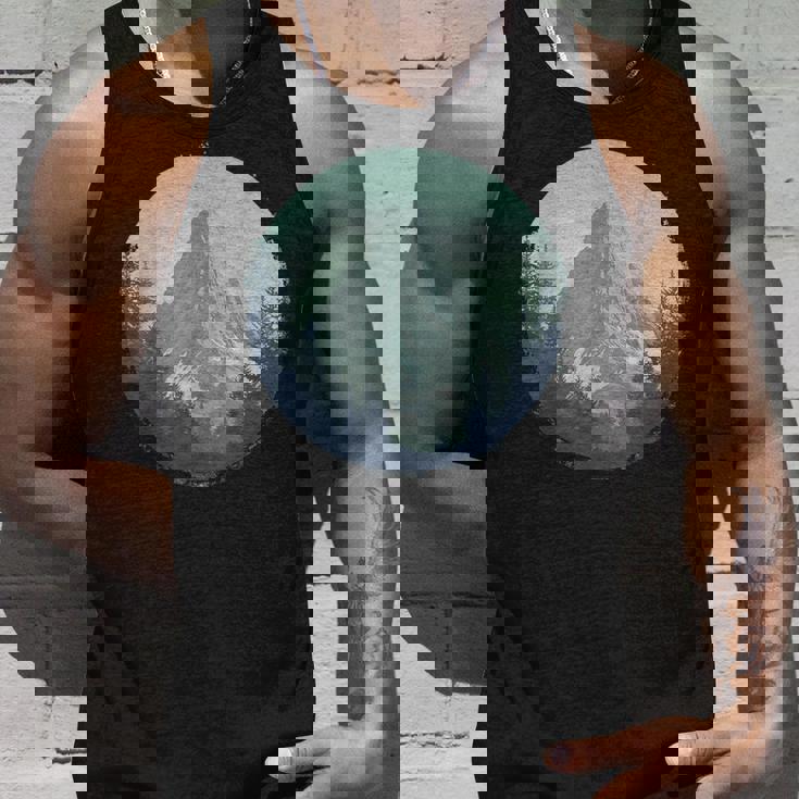 Blue Mountain Retrointage Hiking Camping Lover Glamper タンクトップ 彼への贈り物