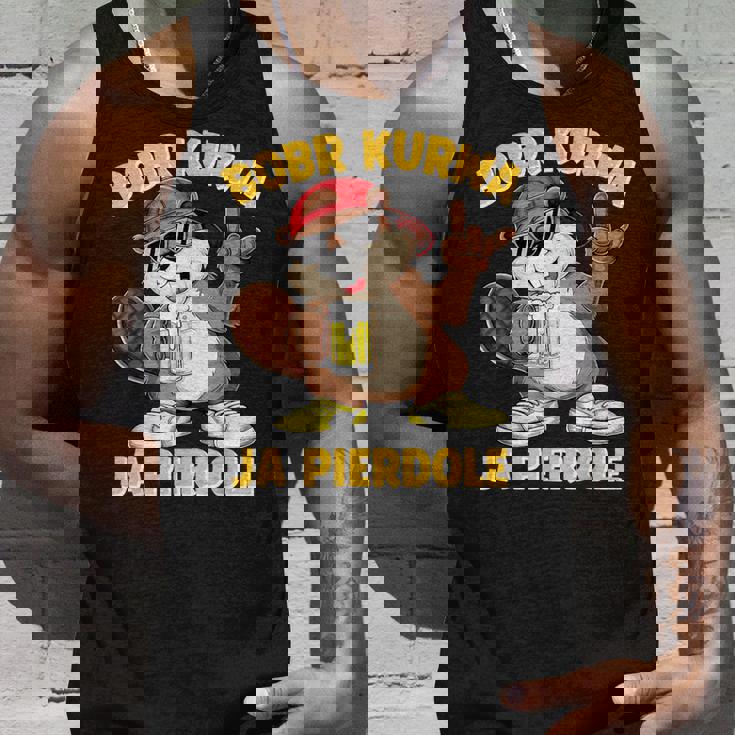 Bober Kurwa Meme Polska ビールコスチューム 面白い はいピエルドールボブル タンクトップ 彼への贈り物