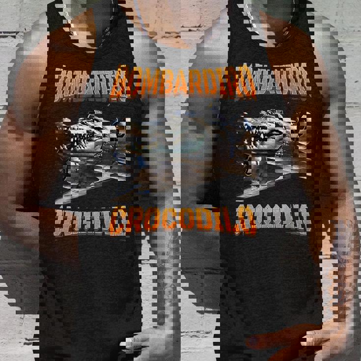 Bombardino Crocodilo イタリアンブレインロットミーム タンクトップ 彼への贈り物