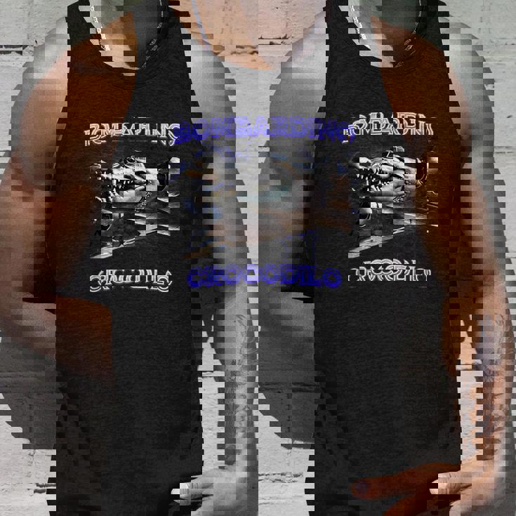 Bombardino Crocodilo Bootleg Brainrot イタリアン ブレイン ミーム タンクトップ 彼への贈り物