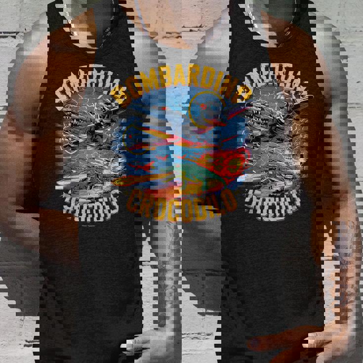 Bombardino Crocodilo Italian Brainrot タンクトップ 彼への贈り物