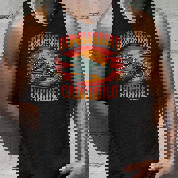 Bombardiro Crocodilo 面白い イタリアン ブレイン ミーム トレンド タンクトップ 彼への贈り物